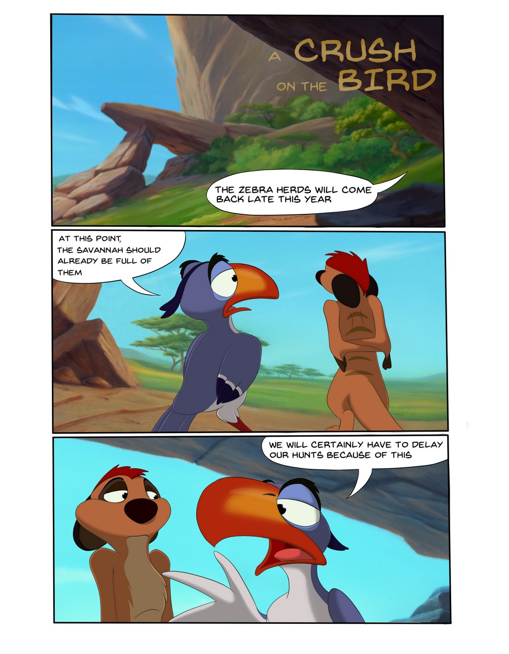 A Crush On The Bird Porn Comic on HotPornComics.com.