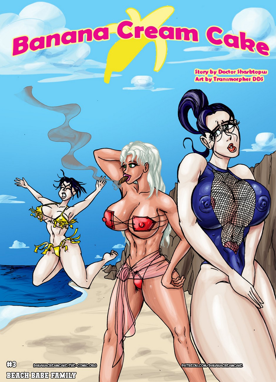 Banana Cream Cake 3 - Beach Babe Family Porn Comic on HotPornComics.com.