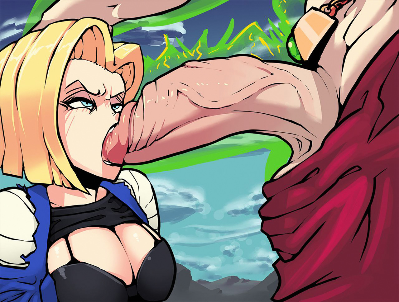 Android 18 naked comics